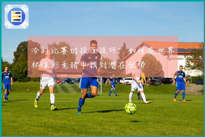 冷门比赛的投注技巧：如何在世界杯体彩竞猜中找到潜在优势