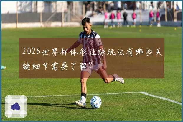 2026世界杯体彩让球玩法有哪些关键细节需要了解？